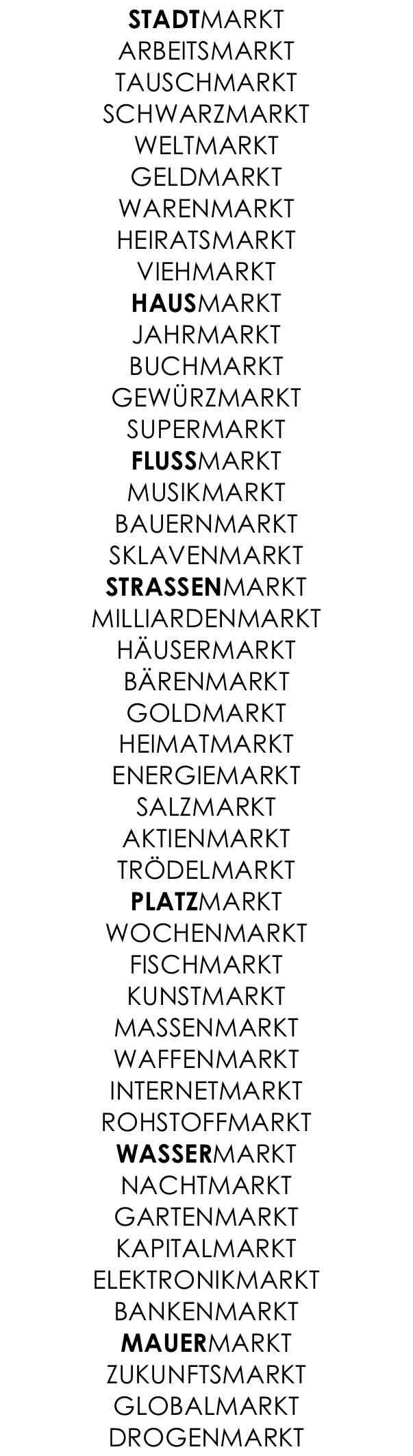 MARKT GESCH